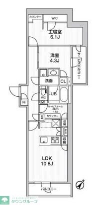 コンポジット渋谷初台の物件間取画像