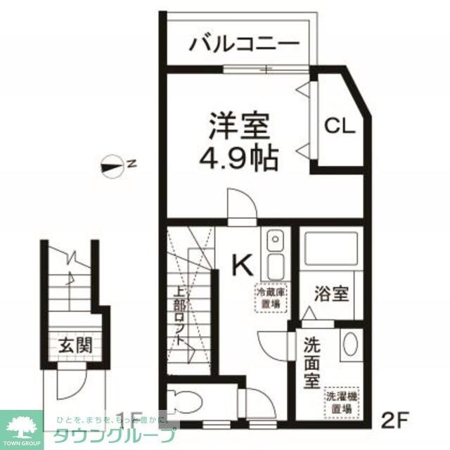 ガーデンコート経堂の物件間取画像