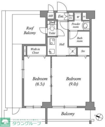 ルクレ代田橋の物件間取画像