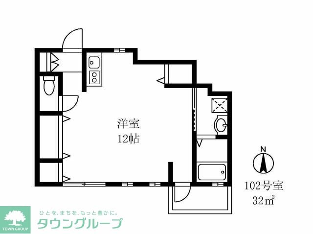 スヤマハイツの物件間取画像