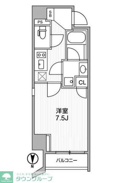 Lighthouse西新宿の物件間取画像
