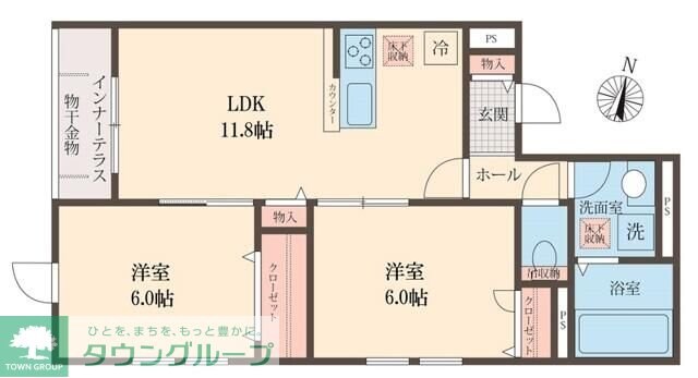 SOPHIA方南の物件間取画像