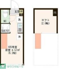 レジデンス・イン初台の物件間取画像
