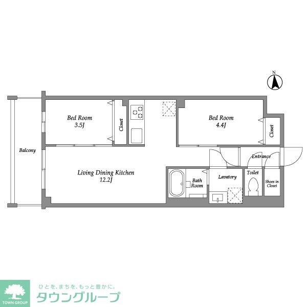 ザ・グラヴィティ新宿の物件間取画像