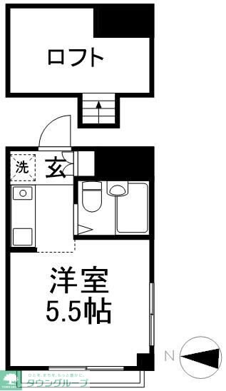 シティハイムジュピターの物件間取画像