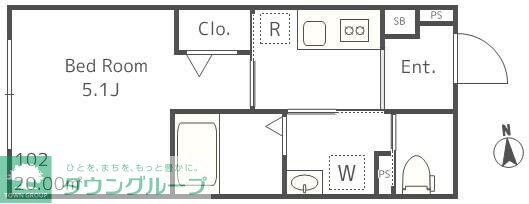 Kanoa Minamidaiの物件間取画像