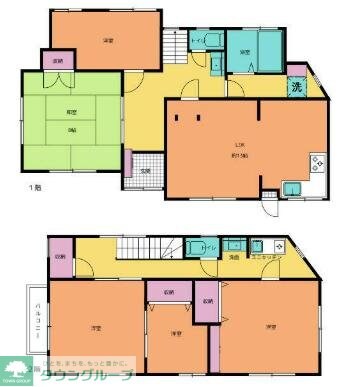 渋谷区本町5丁目戸建の物件間取画像