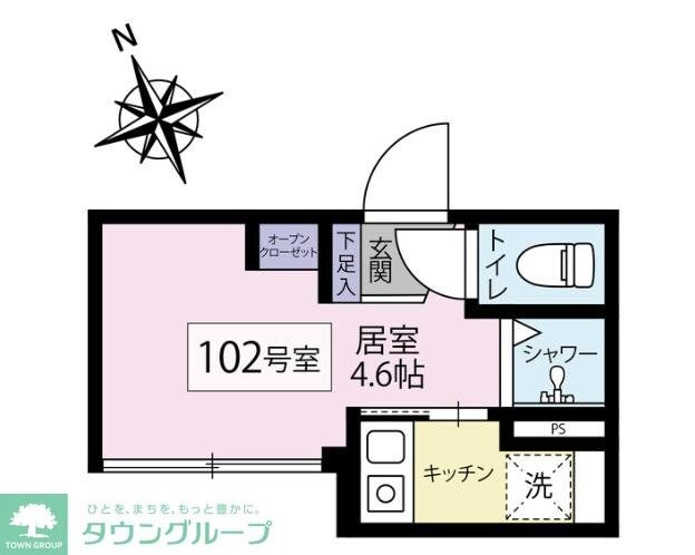 Cresta松陰の物件間取画像