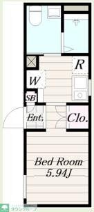 DUO MAISON 西新宿WESTの物件間取画像