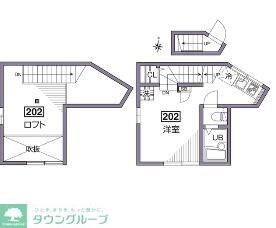 グランエッグス桜新町Sの物件間取画像