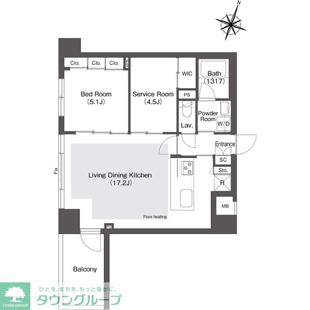 スタイリオ目黒大橋HILLSIDEの物件間取画像