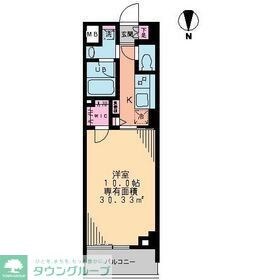 ビイルーム下北沢の物件間取画像