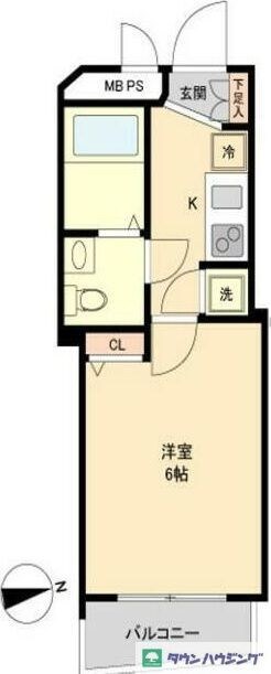 ヴェルト新宿イーストの物件間取画像