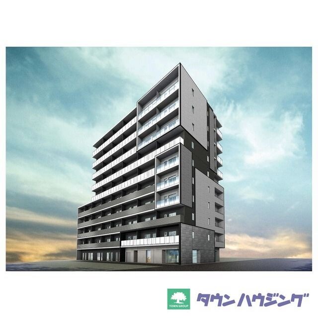 市谷台町坂フロントの物件外観写真