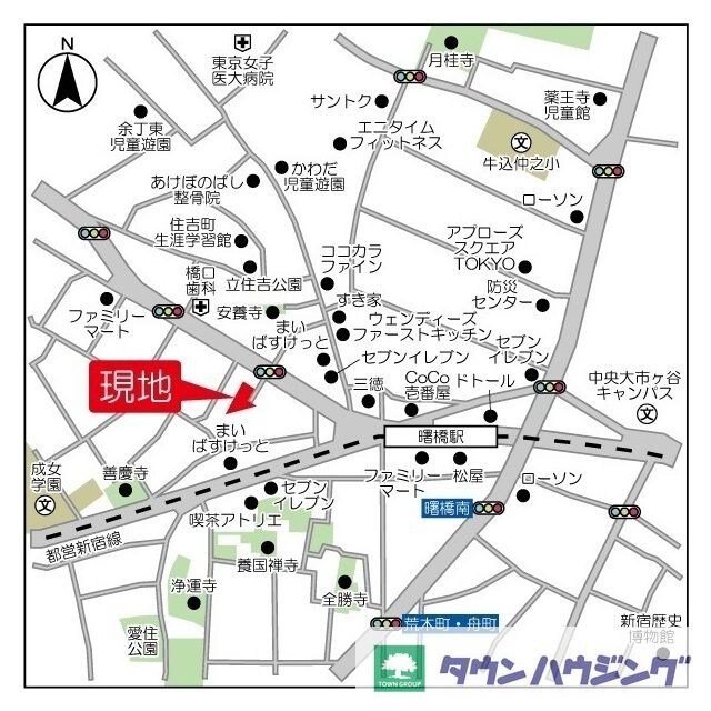 市谷台町坂フロントの物件内観写真