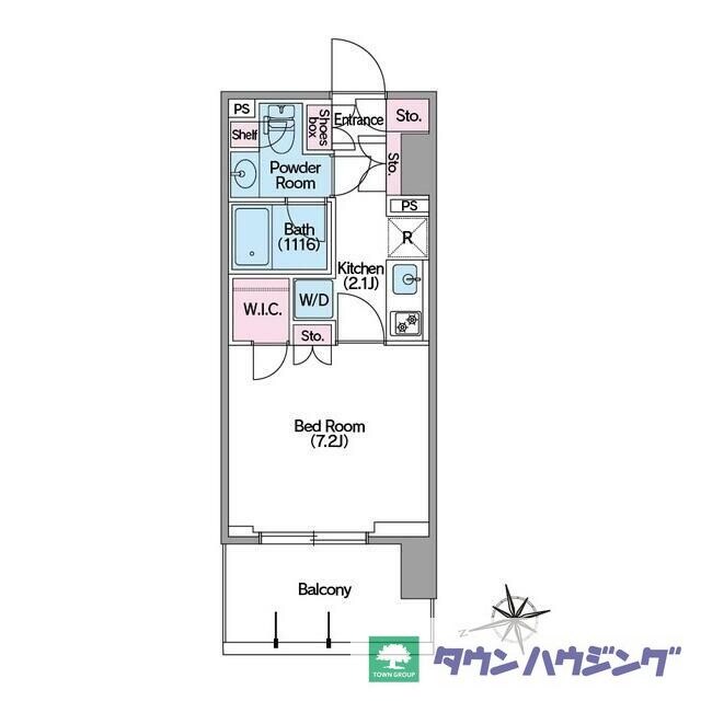 コンフォリア東新宿ステーションフロントの物件間取画像
