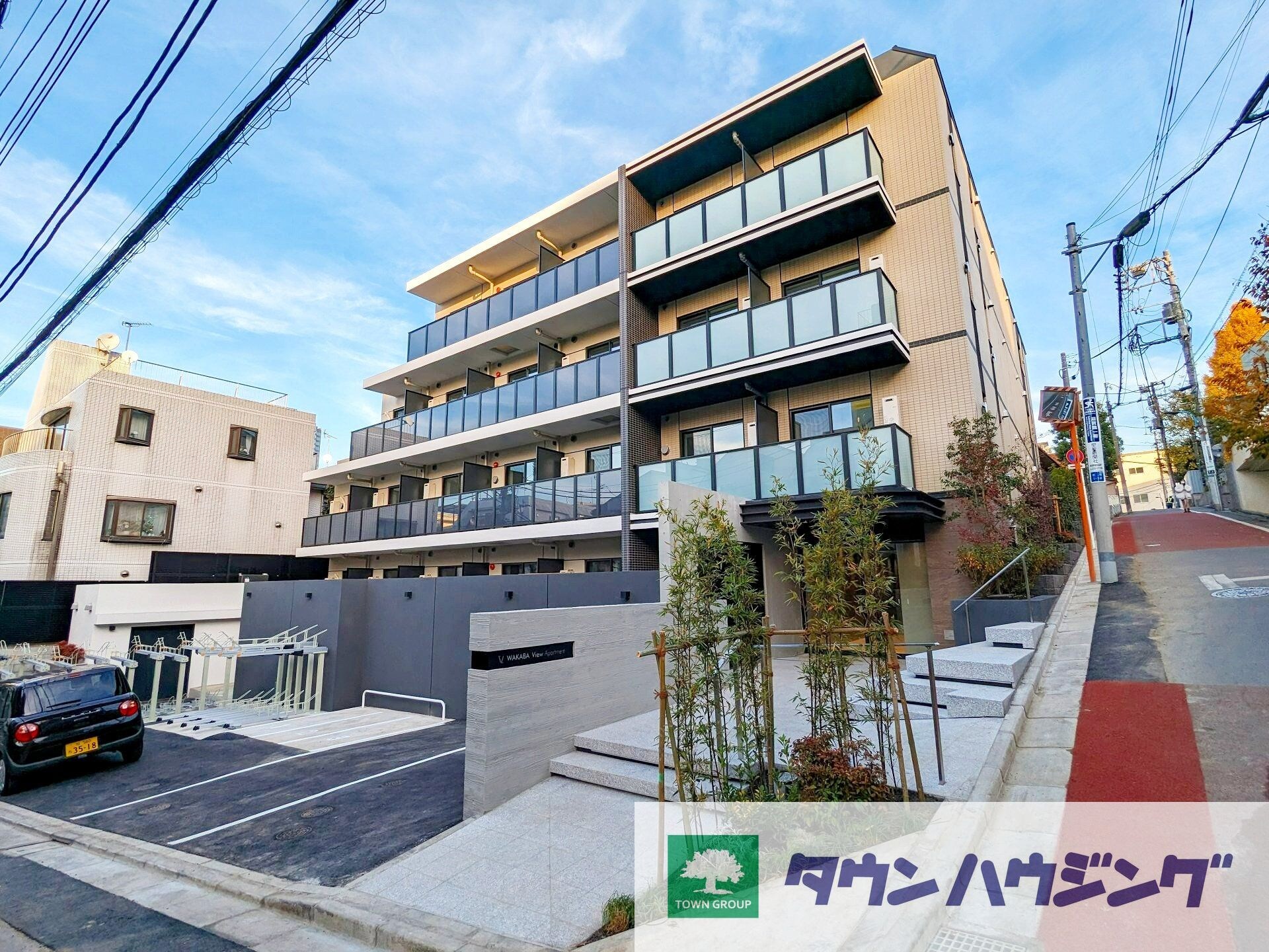 若葉ビューアパートメントの物件外観写真