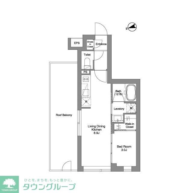 ORME COURT YOTSUYAの物件間取画像