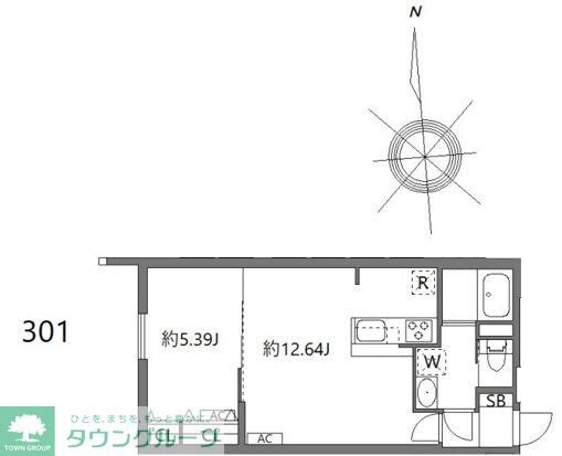ルオーレ上北沢駅前の物件間取画像