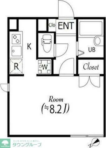 アーデン代々木上原の物件間取画像