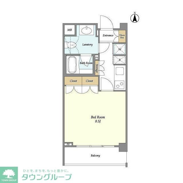 オーキッドレジデンス神楽坂の物件間取画像