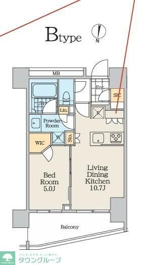クレストコート中野富士見町の物件間取画像