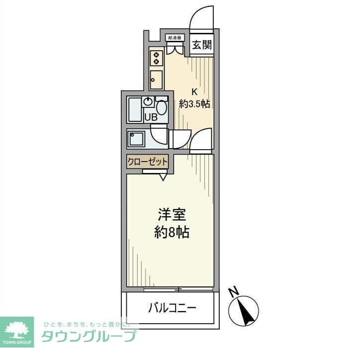 ヴェラハイツ市ヶ谷の物件間取画像