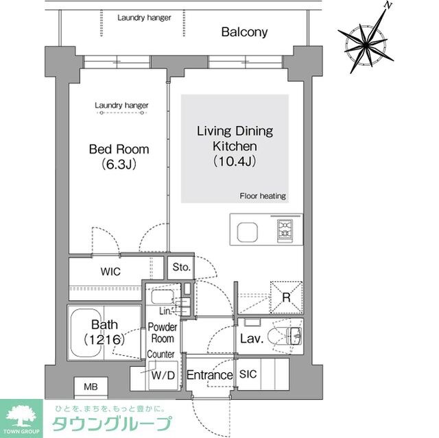 コンフォリア・リヴ文京護国寺の物件間取画像