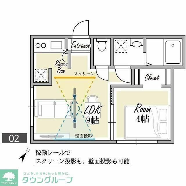 Platanus幡ヶ谷の物件間取画像