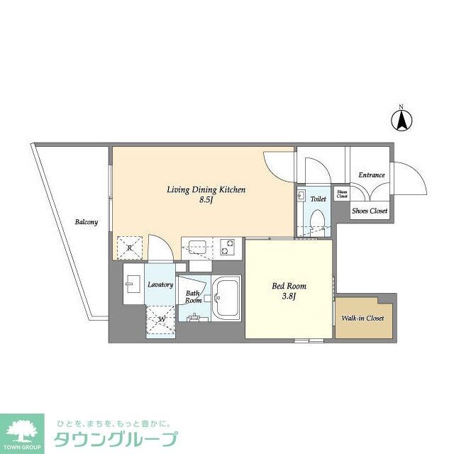 オーキッドレジデンス渋谷富ヶ谷の物件間取画像