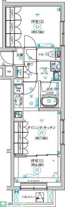 セジョリ中野富士見町の物件間取画像