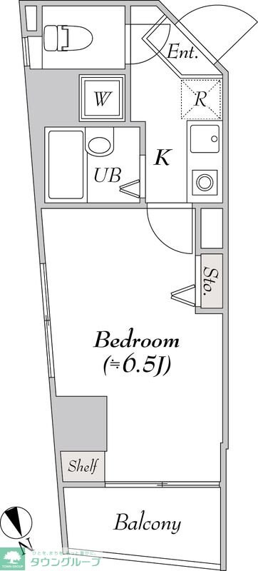 BluRock新宿河田町の物件間取画像