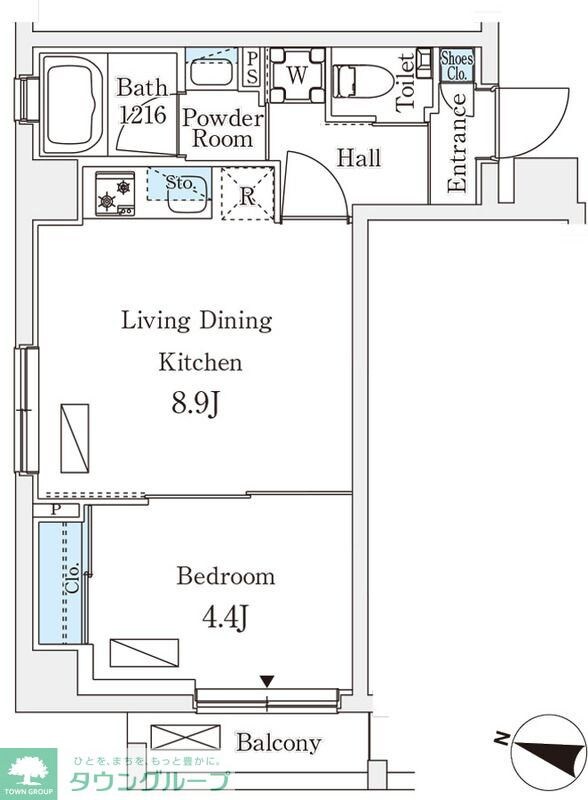 フルハウス飯田橋の物件間取画像