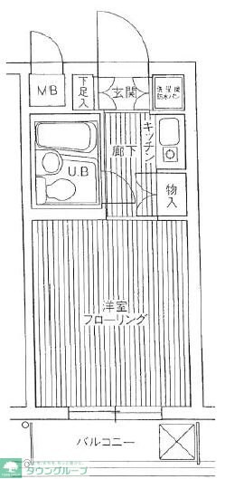 広百ルーブル新宿西落合の物件間取画像