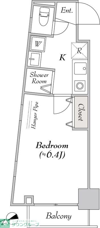 BluRock新宿河田町の物件間取画像