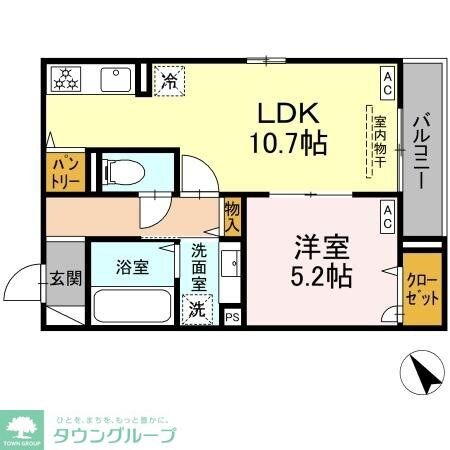 仮)D-room北新宿三丁目の物件間取画像