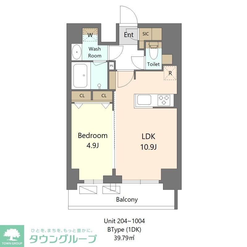 S-RESIDENCE新宿早稲田avelisの物件間取画像