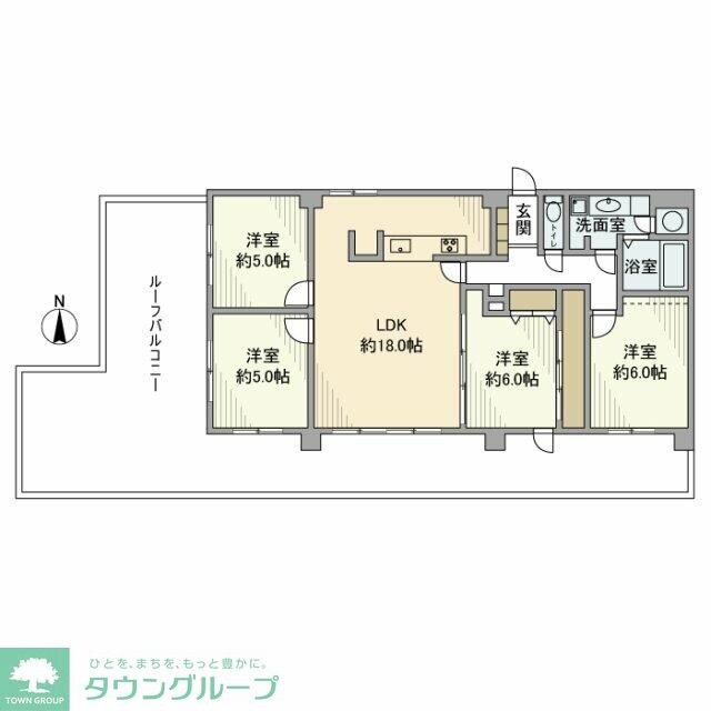 グリーンキャピタル神楽坂の物件間取画像