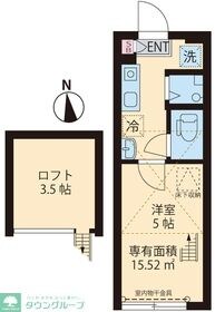 プチハウス2の物件間取画像