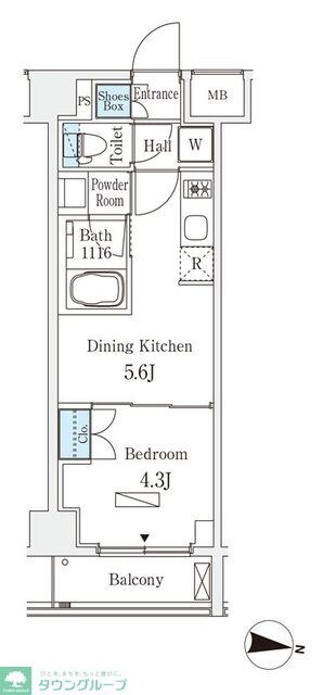 ラティエラ中野新井の物件間取画像