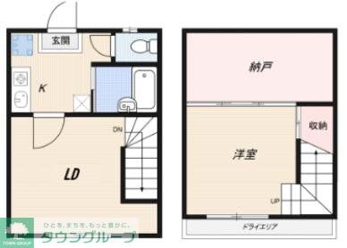stage四ツ谷の物件間取画像