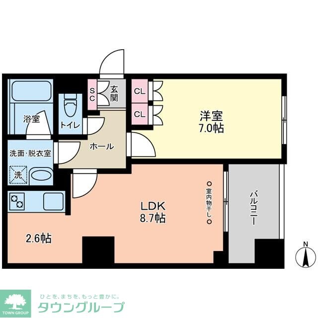 ヴィアーレ四谷の物件間取画像