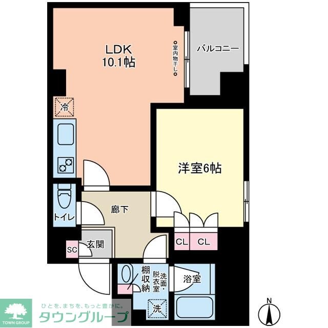 ヴィアーレ四谷の物件間取画像