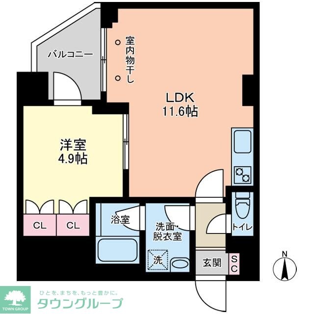 ヴィアーレ四谷の物件間取画像