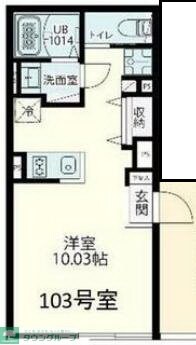 Fols Class 四谷三丁目の物件間取画像