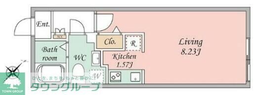 ブランシェ哲学堂通りの物件間取画像