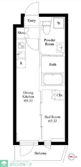 ハーモニーレジデンス中野坂上の物件間取画像