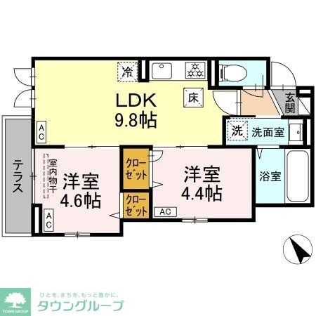 仮)D-room北新宿三丁目の物件間取画像