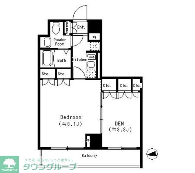 パークキューブ四谷三丁目の物件間取画像