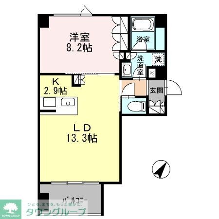 パークフラッツ新宿イーストサイドの物件間取画像